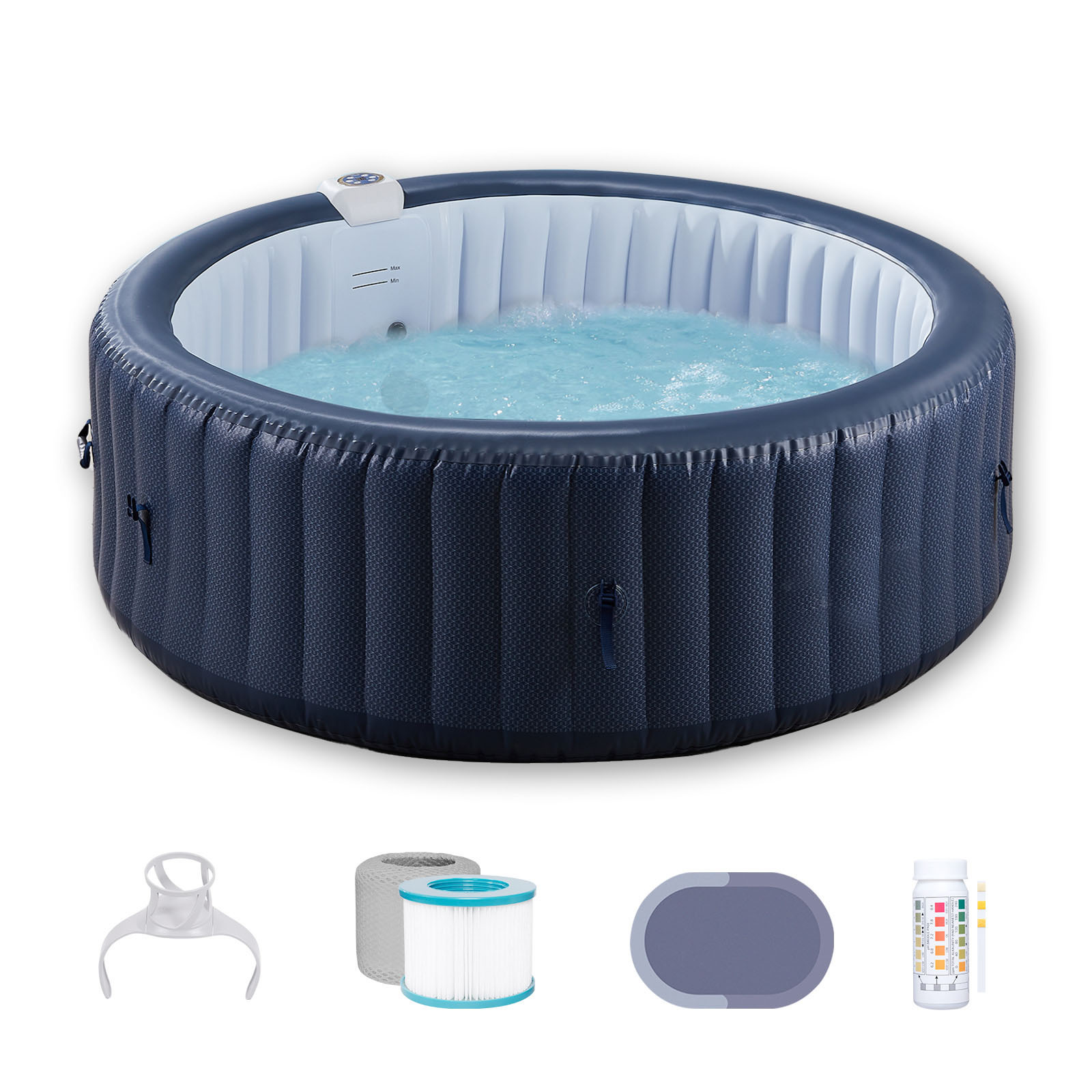 Piscine jacuzzi gonflable chau - Spa Wellness Jacuzzi avis et prix