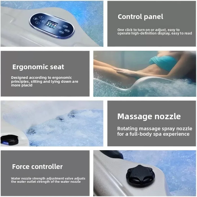Jacuzzi extérieur multi-joueur - Spa Wellness Jacuzzi avis et prix